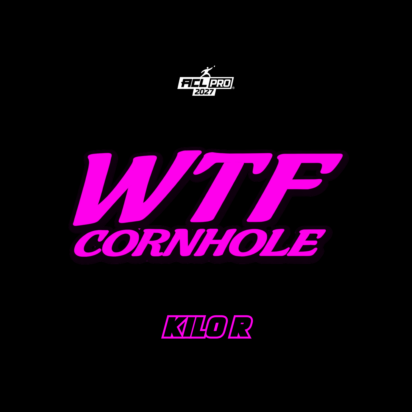 2027 WTF Kilo Carpet Matching - ACL Pro Stamped Cornhole Bags - Set of 4 bags