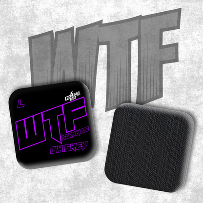 2026 WTF Whiskey OG Logo - ACL Pro Stamped Cornhole Bags - Set of 4 bags