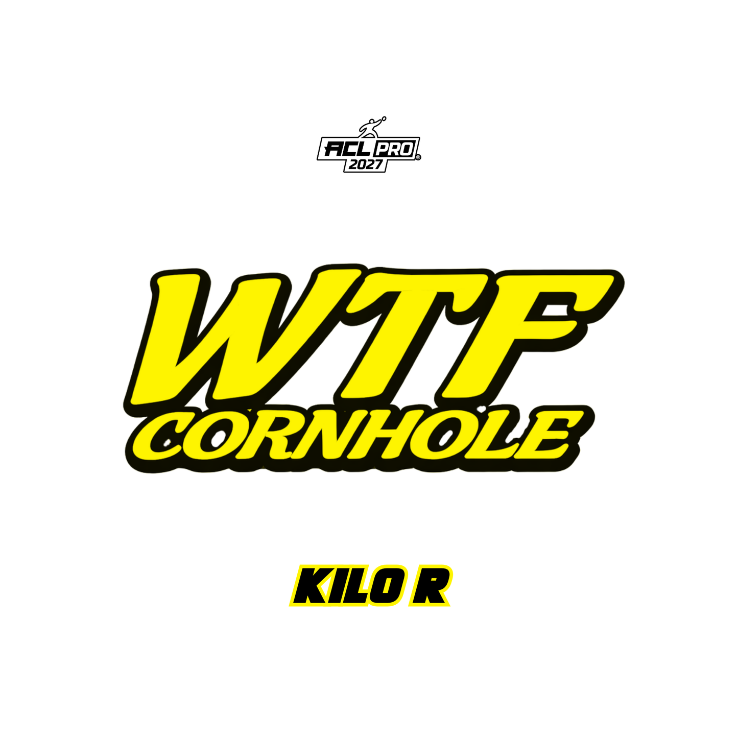 2027 WTF Kilo Carpet Matching - ACL Pro Stamped Cornhole Bags - Set of 4 bags