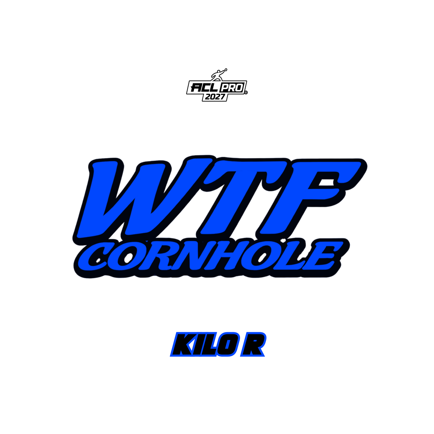 2027 WTF Kilo Carpet Matching - ACL Pro Stamped Cornhole Bags - Set of 4 bags