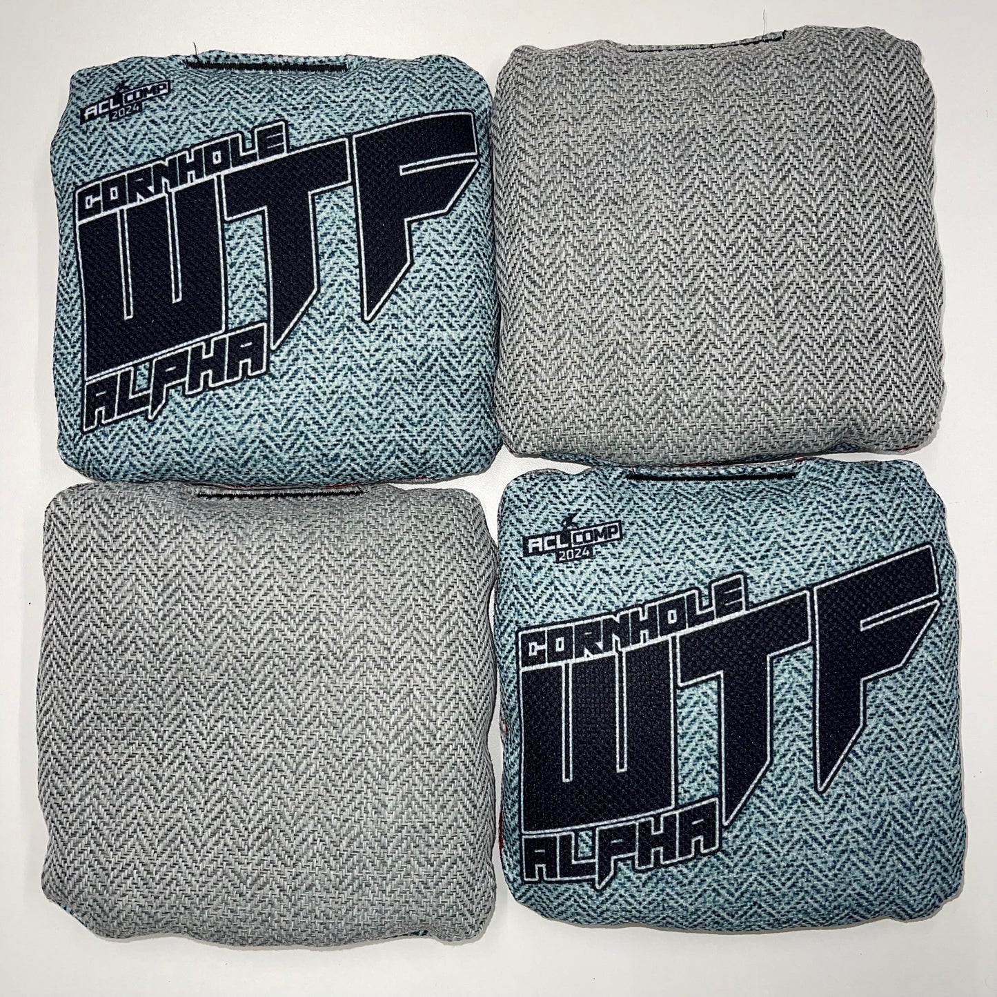 WTF Alpha - ACL Comp Stamped Cornhole Bags - Set of 4 bags