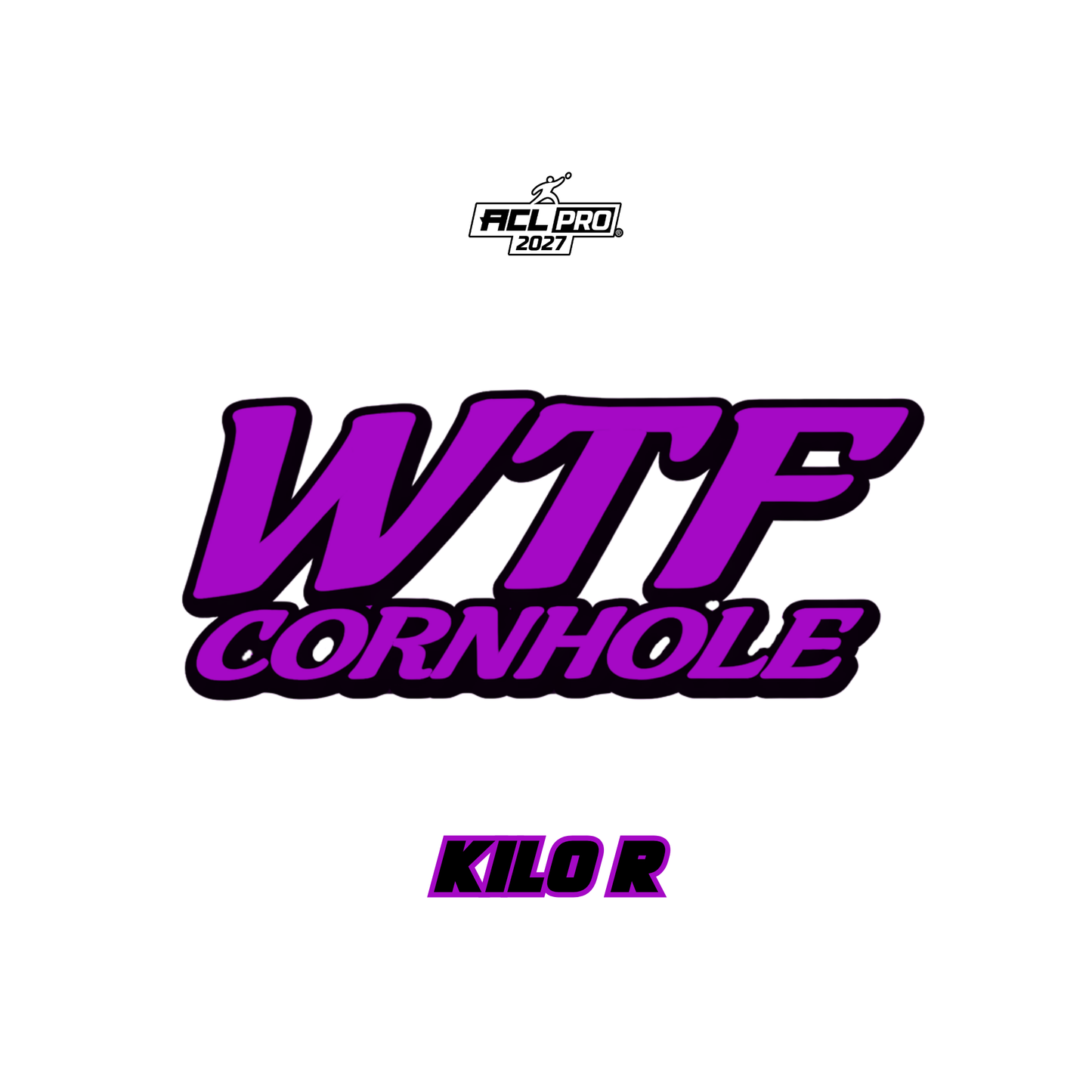 2027 WTF Kilo Carpet Matching - ACL Pro Stamped Cornhole Bags - Set of 4 bags