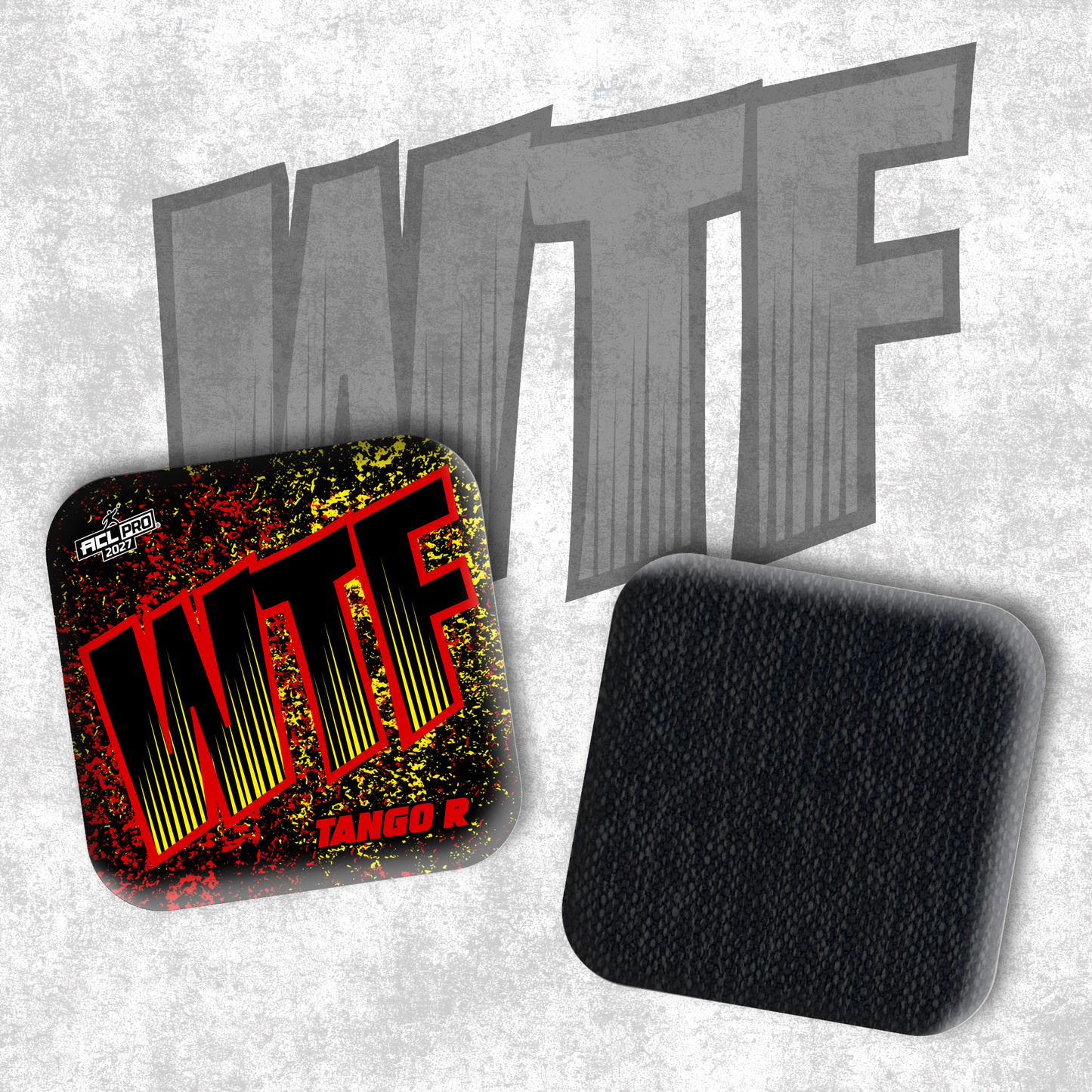 2027 WTF Tango Splatter - ACL Pro Stamped Cornhole Bags - Set of 4 bags