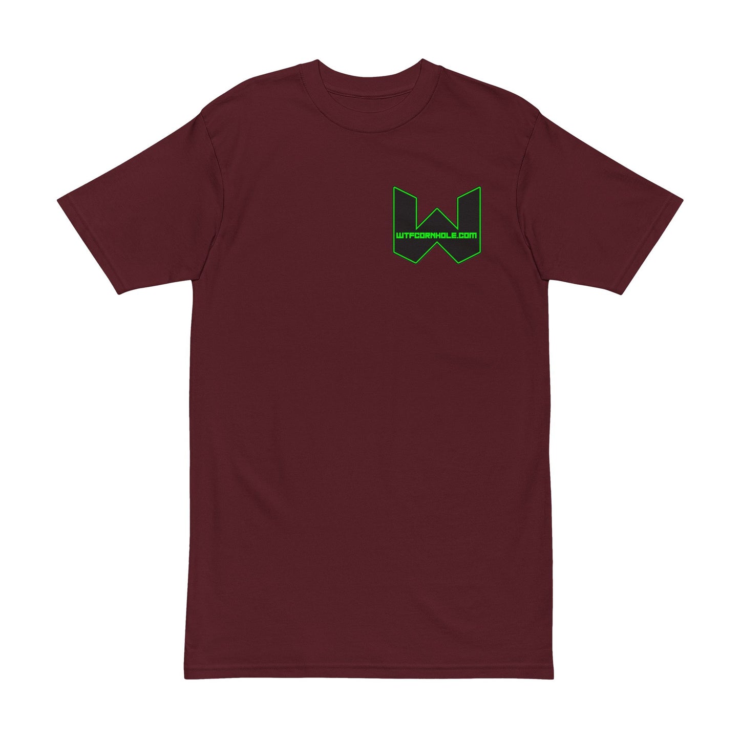 Men's Graphic Tee — Minimal Green Arrow Pocket Logo