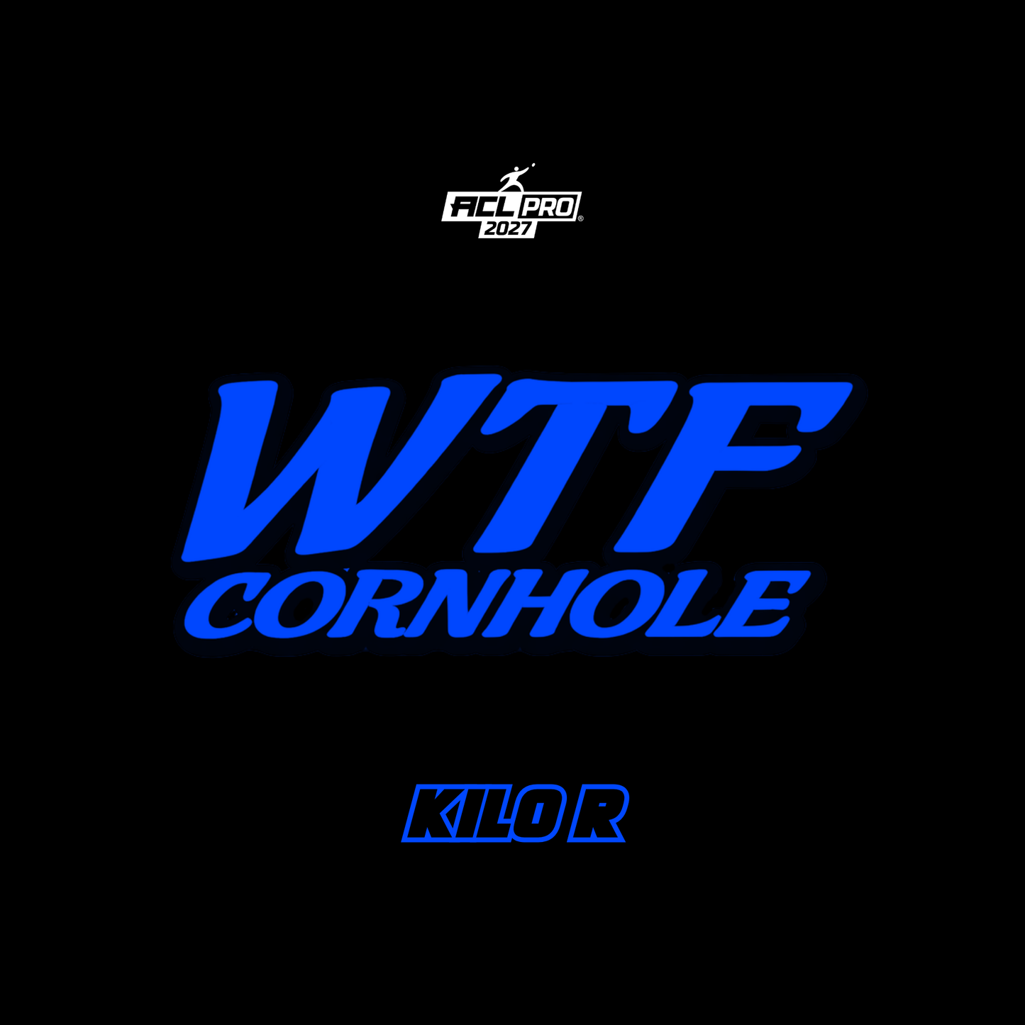 2027 WTF Kilo Carpet Matching - ACL Pro Stamped Cornhole Bags - Set of 4 bags