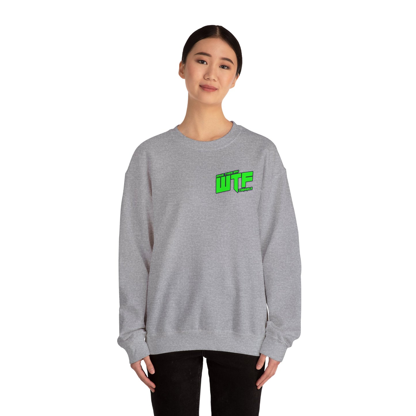 WTF Neon Logo Crewneck Sweatshirt
