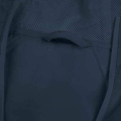 Windbreaker Jacket — Minimal Geometric 'W' Logo Lightweight Hooded Windbreaker