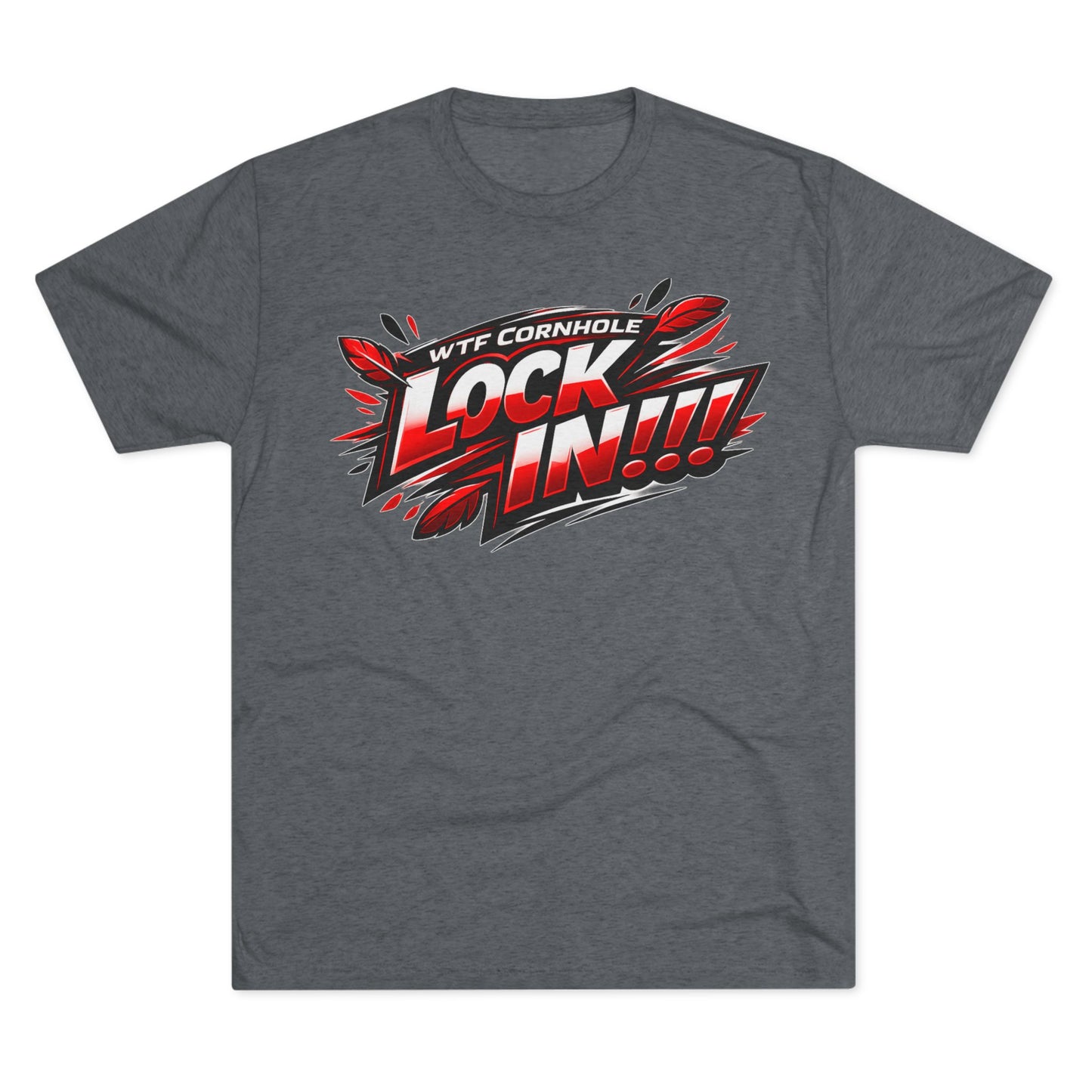 WTF Cornhole "Lock In!!!" Graphic Tee — Competitive Cornhole Shirt