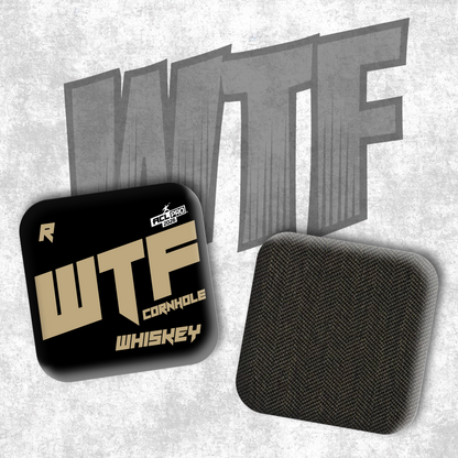 2026 WTF Whiskey OG Logo - ACL Pro Stamped Cornhole Bags - Set of 4 bags