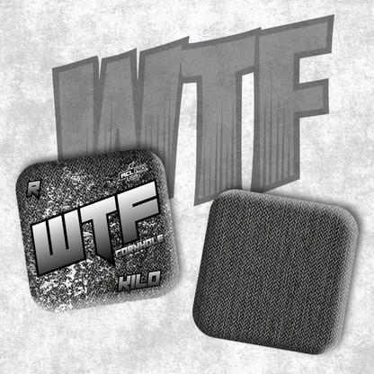 2026 WTF Kilo OG Splatter Logo - ACL Pro Stamped Cornhole Bags - Set of 4 bags