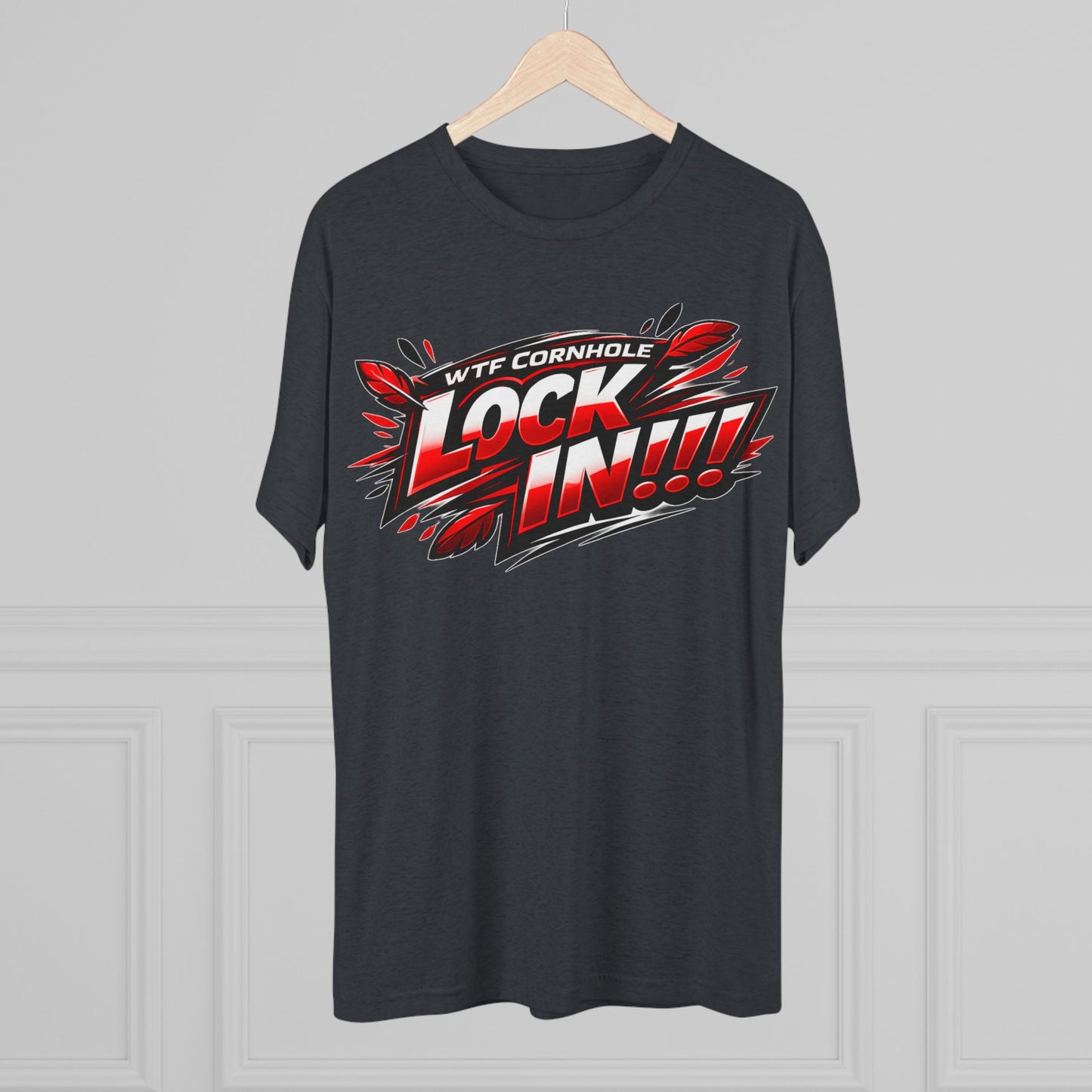 WTF Cornhole "Lock In!!!" Graphic Tee — Competitive Cornhole Shirt