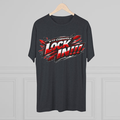 WTF Cornhole "Lock In!!!" Graphic Tee — Competitive Cornhole Shirt