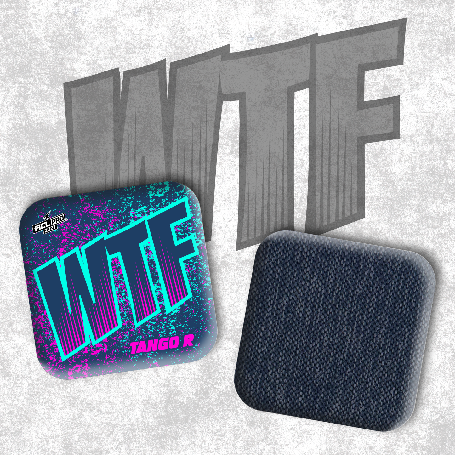 2027 WTF Tango Splatter - ACL Pro Stamped Cornhole Bags - Set of 4 bags