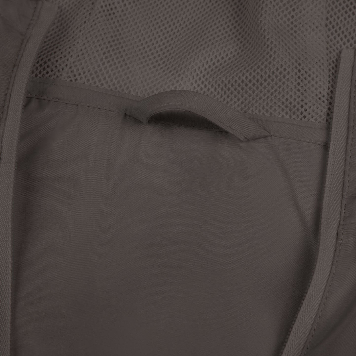 Windbreaker Jacket — Minimal Geometric 'W' Logo Lightweight Hooded Windbreaker