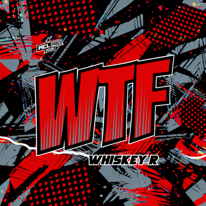 2026 WTF Whiskey Abstract Design - ACL Pro Stamped Cornhole Bags - Set of 4 bags