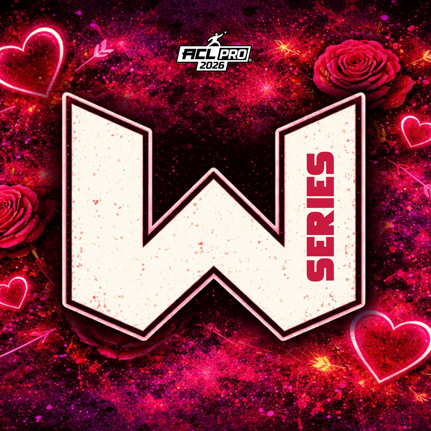 Valentines Day 2026 WTF Designs - ACL Stamped Cornhole Bags - Set of 4 bags