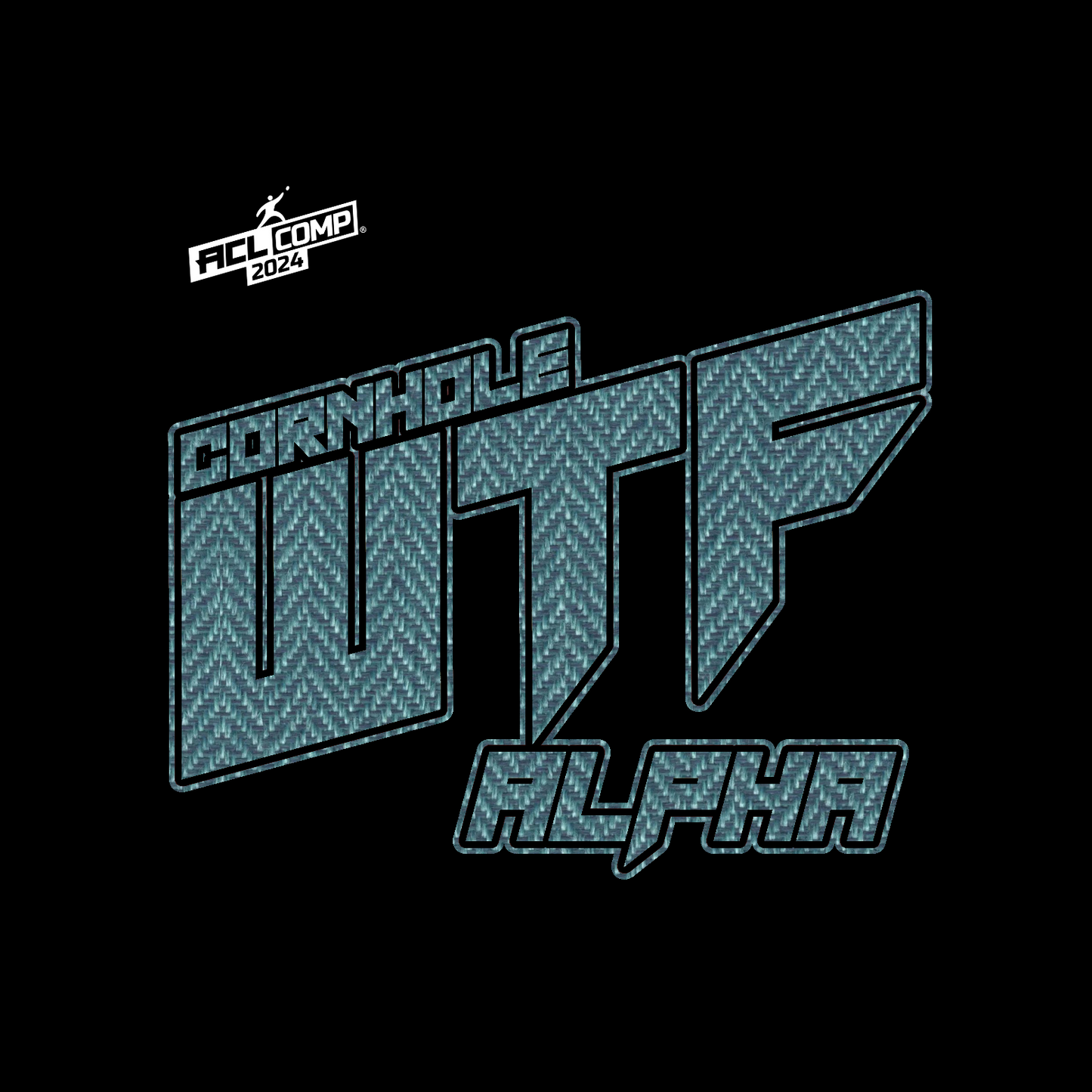 WTF Alpha - ACL Comp Stamped Cornhole Bags - Set of 4 bags