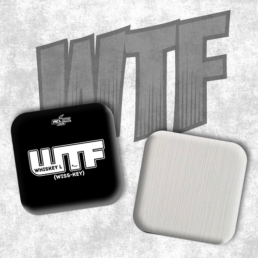 2026 WTF Whiskey Genesis Logo - ACL Pro Stamped Cornhole Bags - Set of 4 bags (Copy)