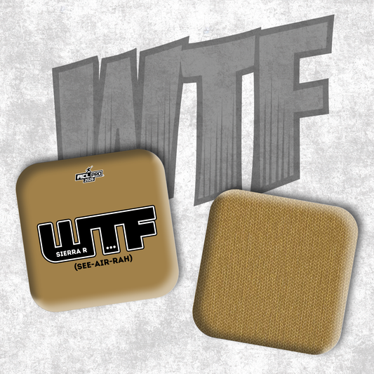 2026 WTF Sierra Genesis Logo - ACL Pro Stamped Cornhole Bags - Set of 4 bags