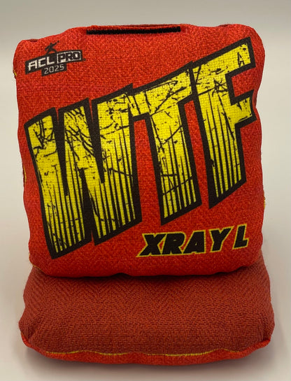 2025 WTF X-RAY - ACL Pro Stamped Cornhole Bags - Set of 4 bags