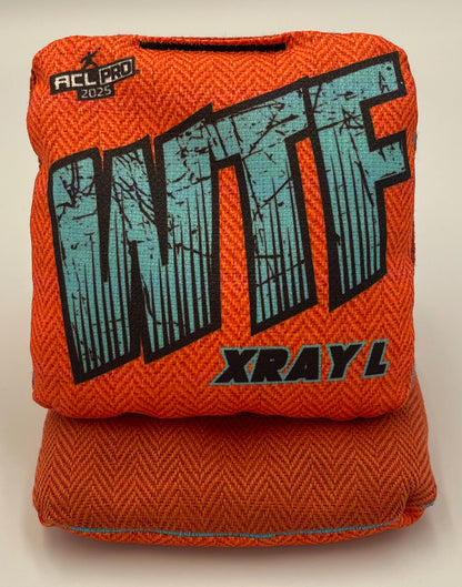 2025 WTF X-RAY - ACL Pro Stamped Cornhole Bags - Set of 4 bags