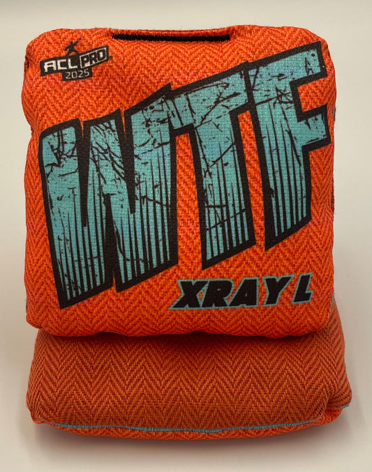 2025 WTF X-RAY - ACL Pro Stamped Cornhole Bags - Set of 4 bags