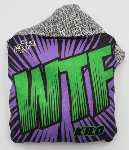 WTF Kilo - ACL Pro Stamped Cornhole Bags - Set of 4 bags