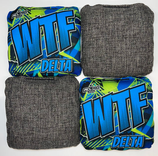 New and Improved WTF Delta - ACL Pro Stamped Cornhole Bags - Set of 4 bags