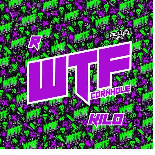 2027 WTF RETRO LOGO - ACL Pro Stamped Cornhole Bags - Set of 4 bags