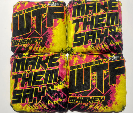 WTF Whiskey - ACL Pro Stamped Cornhole Bags - Set of 4 bags