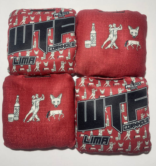 WTF Lima - ACL Pro Stamped Cornhole Bags - Set of 4 bags